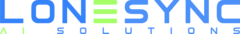 LoneSync AI Solutions blue-green 85 tag logo