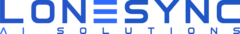 LoneSync AI Solutions blue 3-bars logo