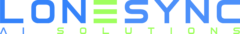 LoneSync AI Solutions blue green75 tag logo