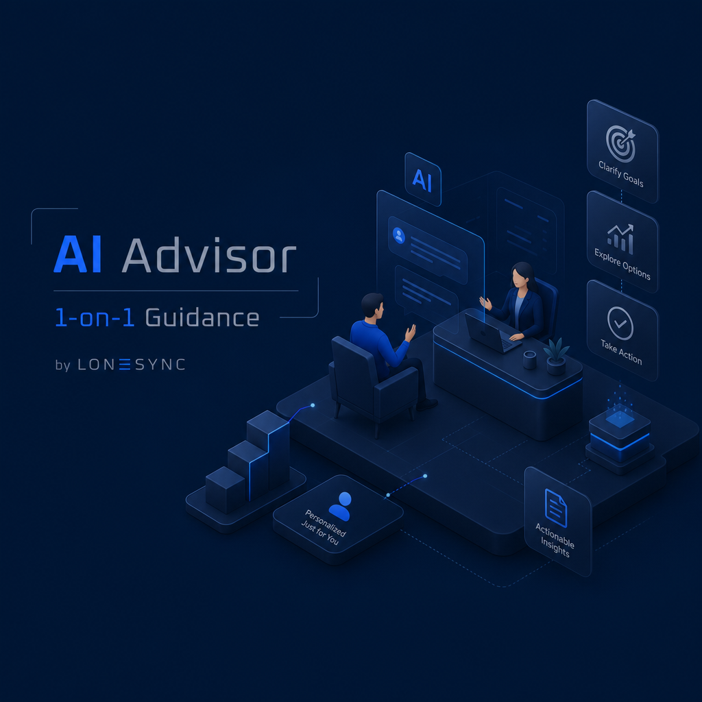 AI Advisor - 1-on-1 Guidance by LONESYNC