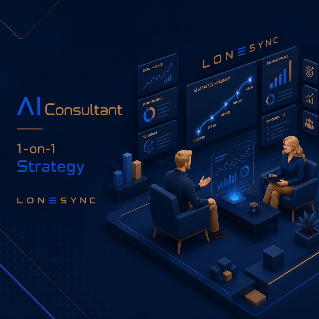 AI Consultant 1-on-1 Strategy Layout - LONESYNC