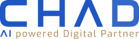 CHAD AI powered Digital Partner by LONESYNC blue-tan-final no bar logo