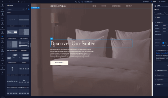 LoneSync Web Studio Feature: Designer in LumeDeAqua