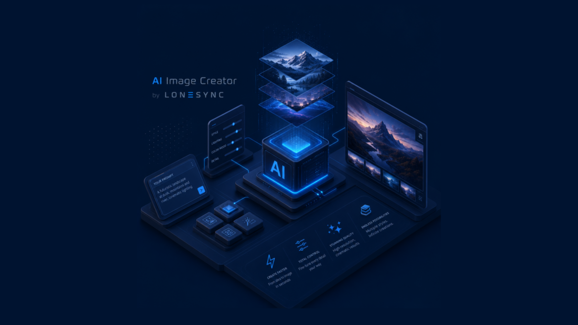 LoneSync-AI-Suite-Image-Creator-Background-isometric-design