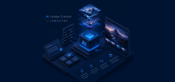 LoneSync-AI-Suite-Image-Creator-Background-isometric-design