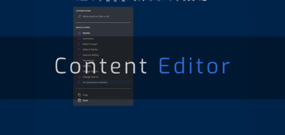 LoneSync Content Editor Background blu