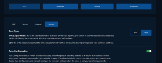 LoneSync Data Center VM UEFI Dashboard